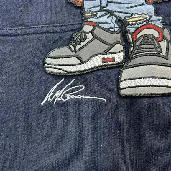 The Boondocks Hoodie Mens Small Blue Riley deKryptic Aaron McGruder Sweater - Picture 5 of 10